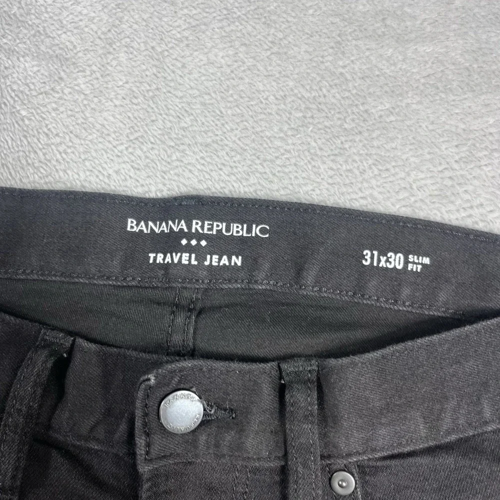 Banana‎ Republic Travel Jean 31x28* Slim Fit Mens Denim Pants Black
